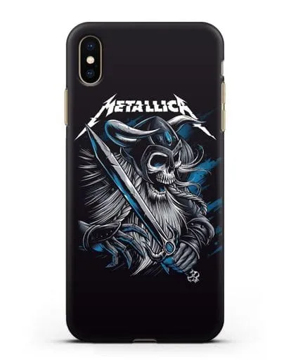 Чехол с иллюстрацией Metallica силиконовый для iPhone XS Max