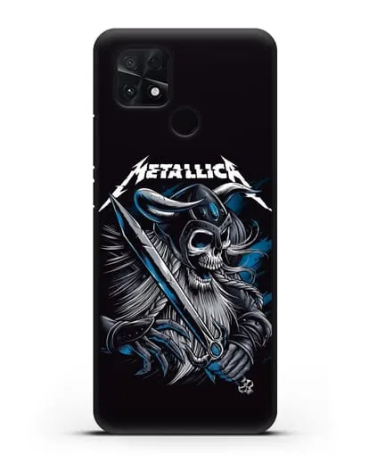 Чехол с иллюстрацией Metallica силиконовый для Xiaomi Poco C40