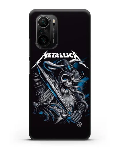 Чехол с иллюстрацией Metallica силиконовый для Xiaomi Poco F3