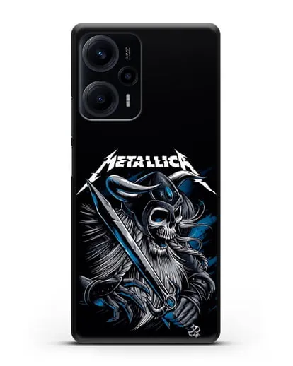 Чехол с иллюстрацией Metallica силиконовый для Xiaomi Poco F5
