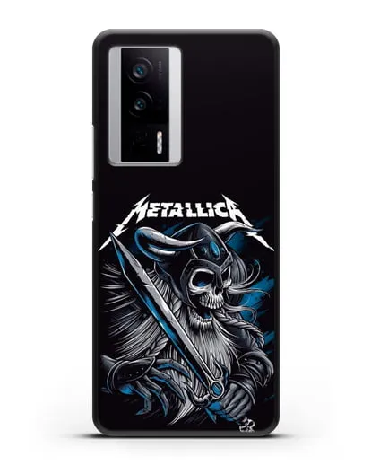 Чехол с иллюстрацией Metallica силиконовый для Xiaomi Poco F5 Pro