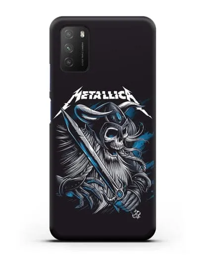 Чехол с иллюстрацией Metallica силиконовый для Xiaomi Poco M3