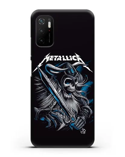 Чехол с иллюстрацией Metallica силиконовый для Xiaomi Poco M3 Pro