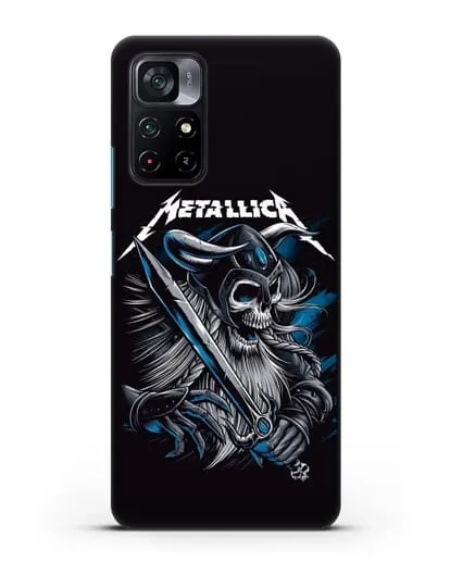 Чехол с иллюстрацией Metallica силиконовый для Xiaomi Poco M4 Pro 5G