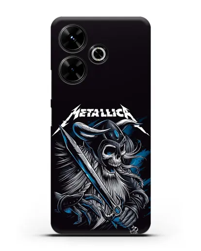 Чехол с иллюстрацией Metallica силиконовый для Xiaomi Poco M6