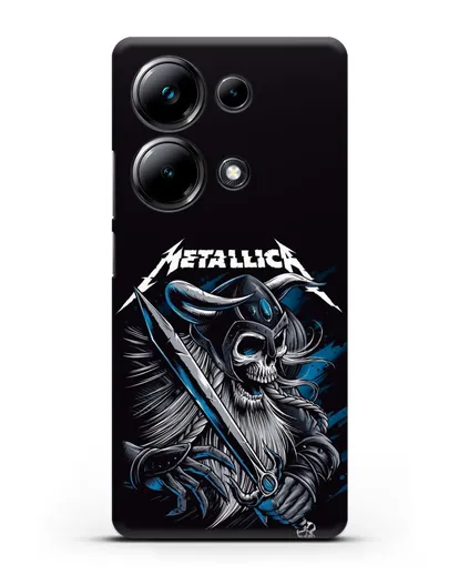 Чехол с иллюстрацией Metallica силиконовый для Xiaomi Poco M6 Pro