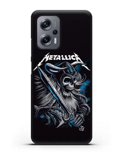 Чехол с иллюстрацией Metallica силиконовый для Xiaomi Poco X4 GT