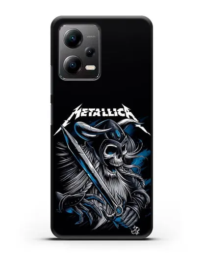 Чехол с иллюстрацией Metallica силиконовый для Xiaomi Poco X5