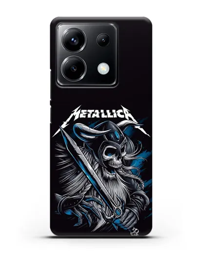 Чехол с иллюстрацией Metallica силиконовый для Xiaomi Poco X6