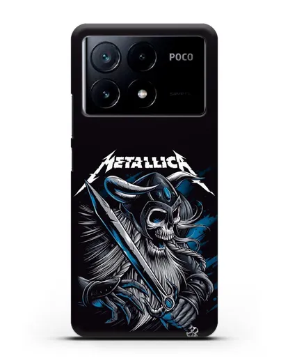 Чехол с иллюстрацией Metallica силиконовый для Xiaomi Poco X6 Pro