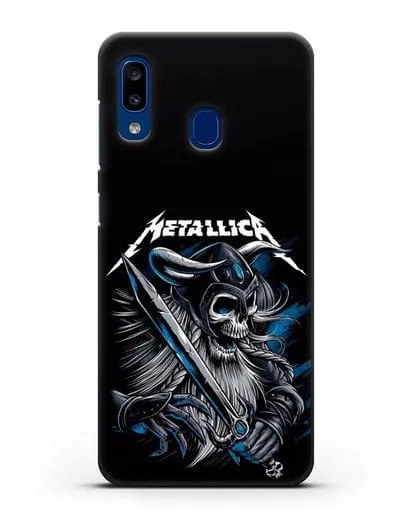 Чехол с иллюстрацией Metallica силиконовый для Samsung Galaxy A20 [SM-A205FN]