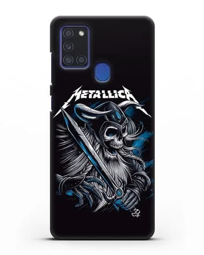 Чехол с иллюстрацией Metallica силиконовый для Samsung Galaxy A21s [SM-A217F]