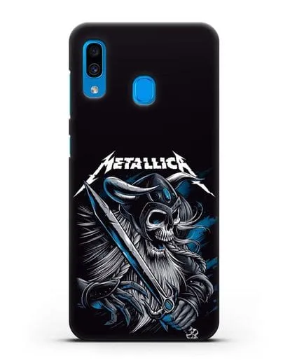 Чехол с иллюстрацией Metallica силиконовый для Samsung Galaxy A30 [SM-A305FN]
