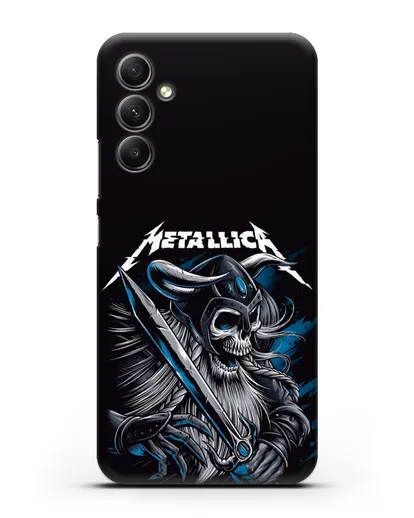 Чехол с иллюстрацией Metallica силиконовый для Samsung Galaxy A34 [SM-A346]