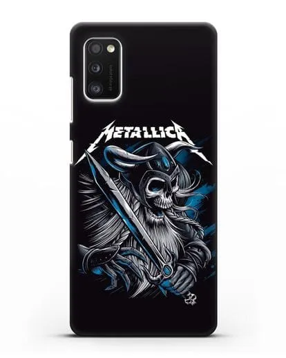 Чехол с иллюстрацией Metallica силиконовый для Samsung Galaxy A41 [SM-A415F]