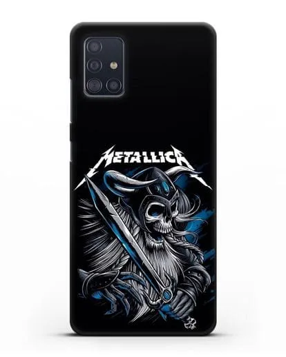 Чехол с иллюстрацией Metallica силиконовый для Samsung Galaxy A51 [SM-A515F]