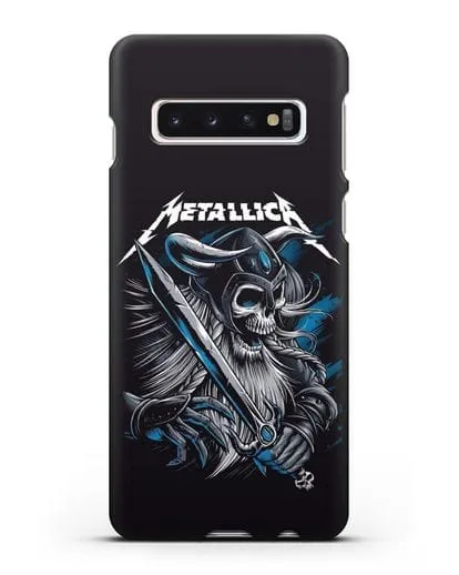 Чехол с иллюстрацией Metallica силиконовый для Samsung Galaxy S10 [SM-G973F]
