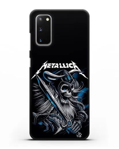Чехол с иллюстрацией Metallica силиконовый для Samsung Galaxy S20 [SM-G980F]