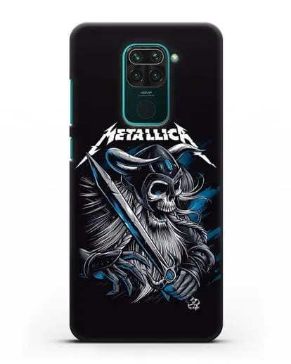 Чехол с иллюстрацией Metallica силиконовый для Xiaomi Redmi Note 9