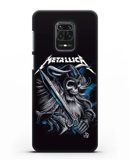 Чехол с иллюстрацией Metallica силиконовый для Xiaomi Redmi Note 9S