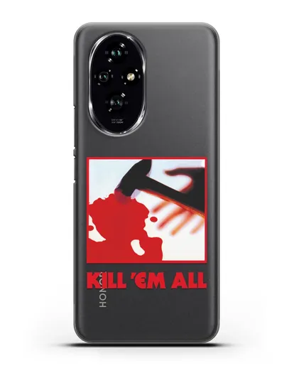 Чехол Metallica с постером альбома Kill ’Em All силиконовый для Honor 200