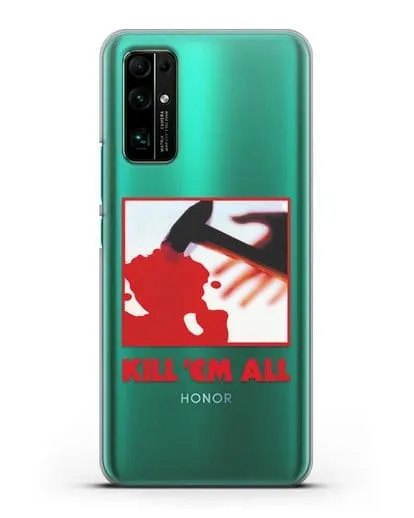 Чехол Metallica с постером альбома Kill ’Em All силиконовый для Honor 30