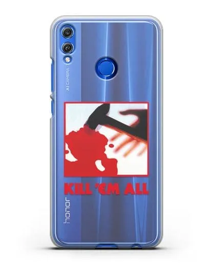 Чехол Metallica с постером альбома Kill ’Em All силиконовый для Honor 8X