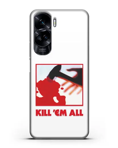 Чехол Metallica с постером альбома Kill ’Em All силиконовый для Honor 90 Lite