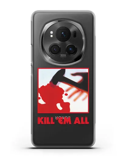 Чехол Metallica с постером альбома Kill ’Em All силиконовый для Honor Magic 6 Pro