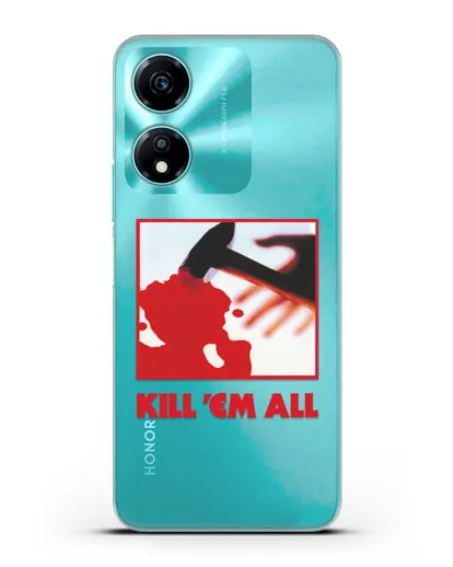 Чехол Metallica с постером альбома Kill ’Em All силиконовый для Honor X5 Plus