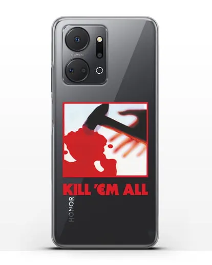 Чехол Metallica с постером альбома Kill ’Em All силиконовый для Honor X7a