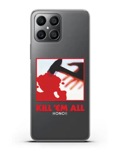 Чехол Metallica с постером альбома Kill ’Em All силиконовый для Honor X8
