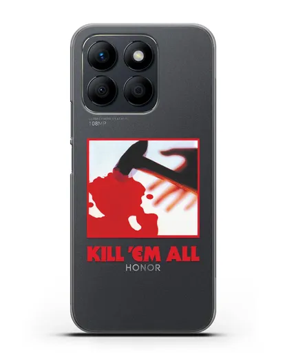 Чехол Metallica с постером альбома Kill ’Em All силиконовый для Honor X8b