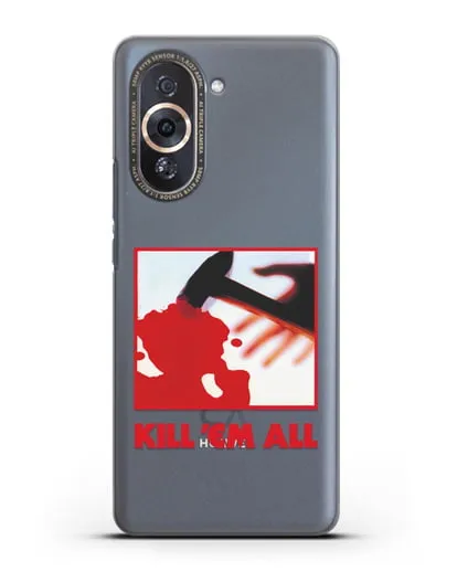 Чехол Metallica с постером альбома Kill ’Em All силиконовый для Huawei Nova 10