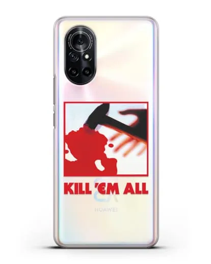 Чехол Metallica с постером альбома Kill ’Em All силиконовый для Huawei Nova 8