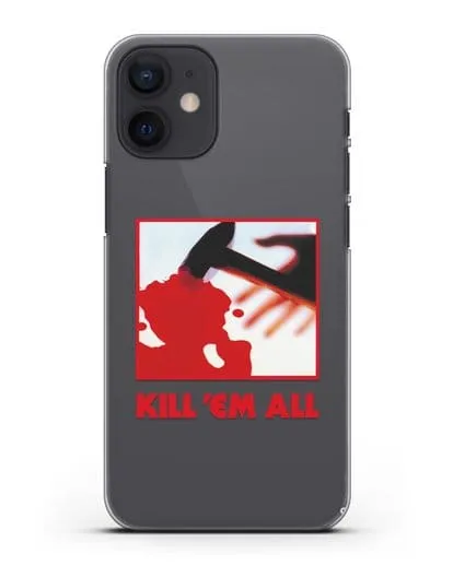 Чехол Metallica с постером альбома Kill ’Em All силиконовый для iPhone 12 mini
