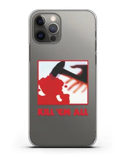Чехол Metallica с постером альбома Kill ’Em All силиконовый для iPhone 12 Pro
