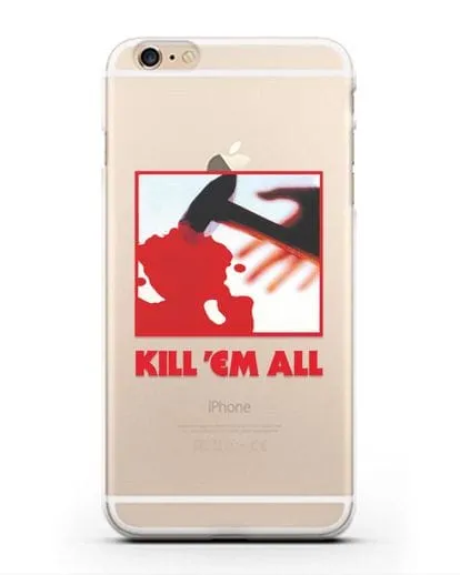 Чехол Metallica с постером альбома Kill ’Em All силиконовый для iPhone 6 Plus