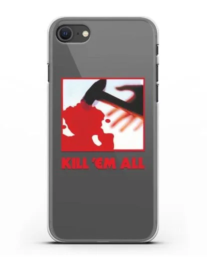 Чехол Metallica с постером альбома Kill ’Em All силиконовый для iPhone SE 2020