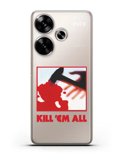 Чехол Metallica с постером альбома Kill ’Em All силиконовый для Xiaomi Poco F6