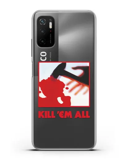 Чехол Metallica с постером альбома Kill ’Em All силиконовый для Xiaomi Poco M3 Pro