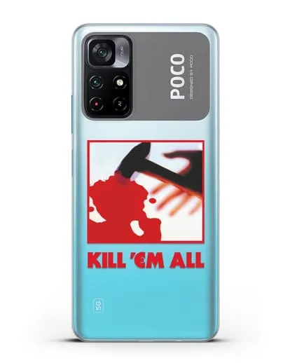 Чехол Metallica с постером альбома Kill ’Em All силиконовый для Xiaomi Poco M4 Pro 5G