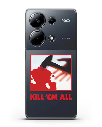 Чехол Metallica с постером альбома Kill ’Em All силиконовый для Xiaomi Poco M6 Pro