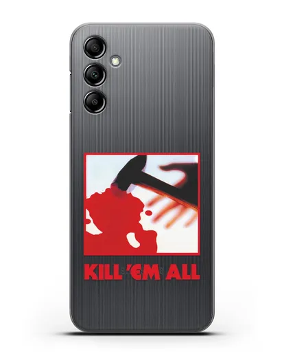 Чехол Metallica с постером альбома Kill ’Em All силиконовый для Samsung Galaxy A14 [SM-A145]