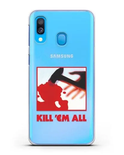Чехол Metallica с постером альбома Kill ’Em All силиконовый для Samsung Galaxy A40 [SM-A405F]