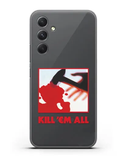 Чехол Metallica с постером альбома Kill ’Em All силиконовый для Samsung Galaxy A54 [SM-A536]