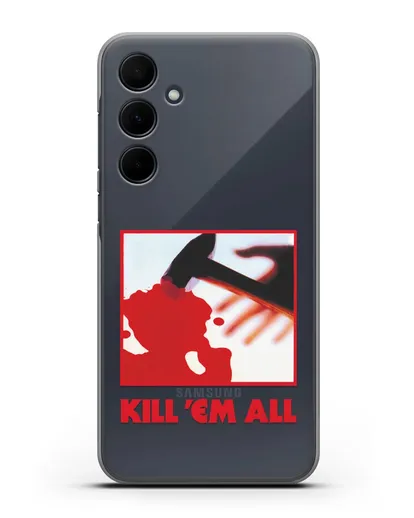 Чехол Metallica с постером альбома Kill ’Em All силиконовый для Samsung Galaxy A55 [SM-A556]