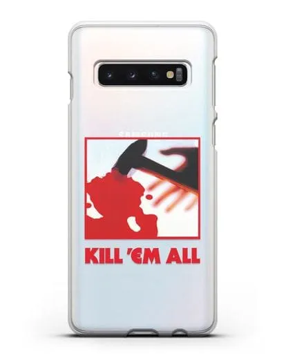 Чехол Metallica с постером альбома Kill ’Em All силиконовый для Samsung Galaxy S10 Plus [SM-G975F]