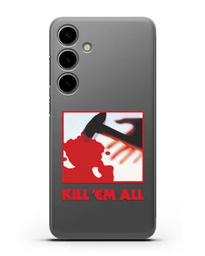 Чехол Metallica с постером альбома Kill ’Em All силиконовый для Samsung Galaxy S24 Plus