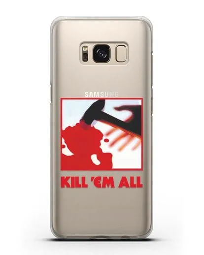 Чехол Metallica с постером альбома Kill ’Em All силиконовый для Samsung Galaxy S8 Plus [SM-G955F]